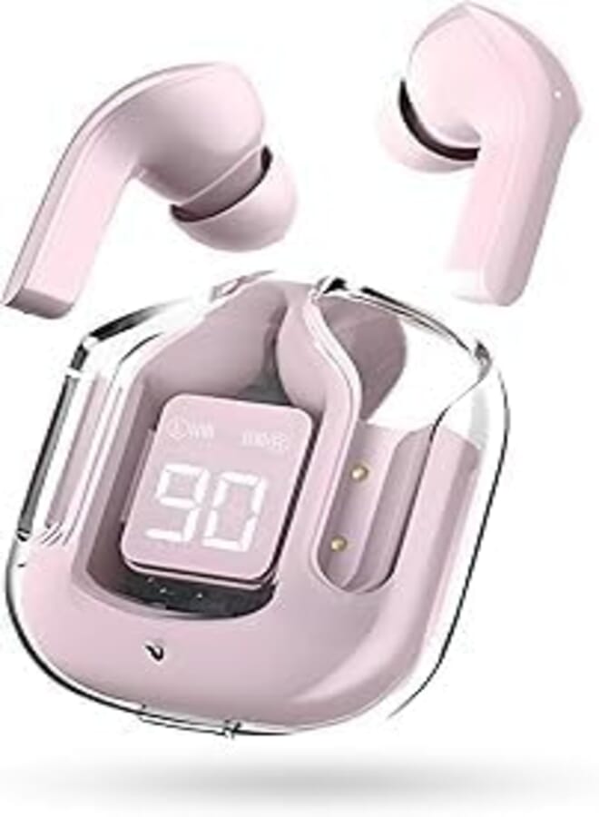 Sonix Tech Air 39 and Air 31 Wireless Bluetooth Earbuds, Pink